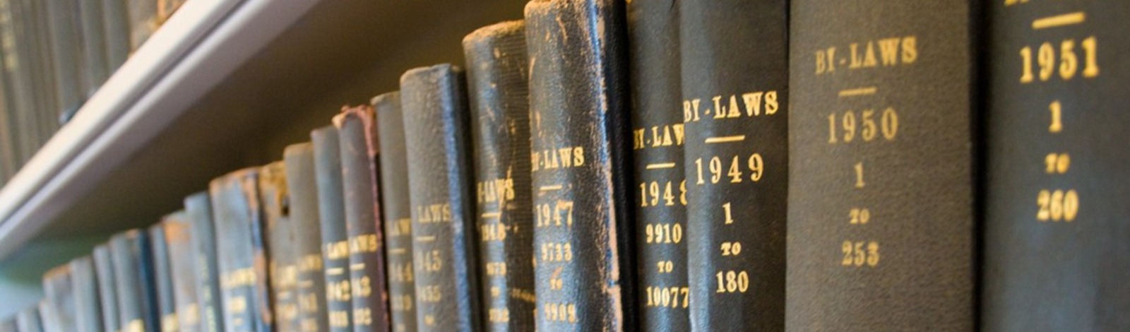 shelf with books 