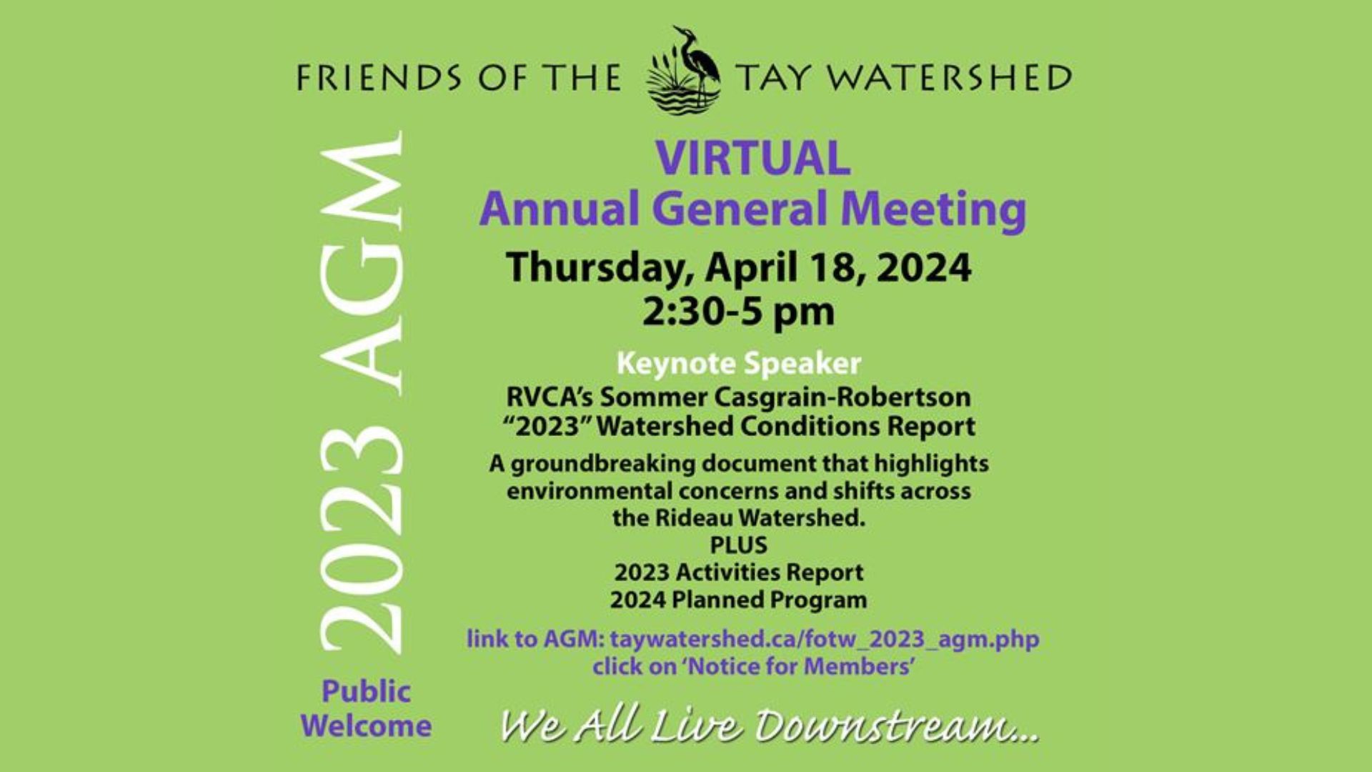 Tay Watershed AGM 