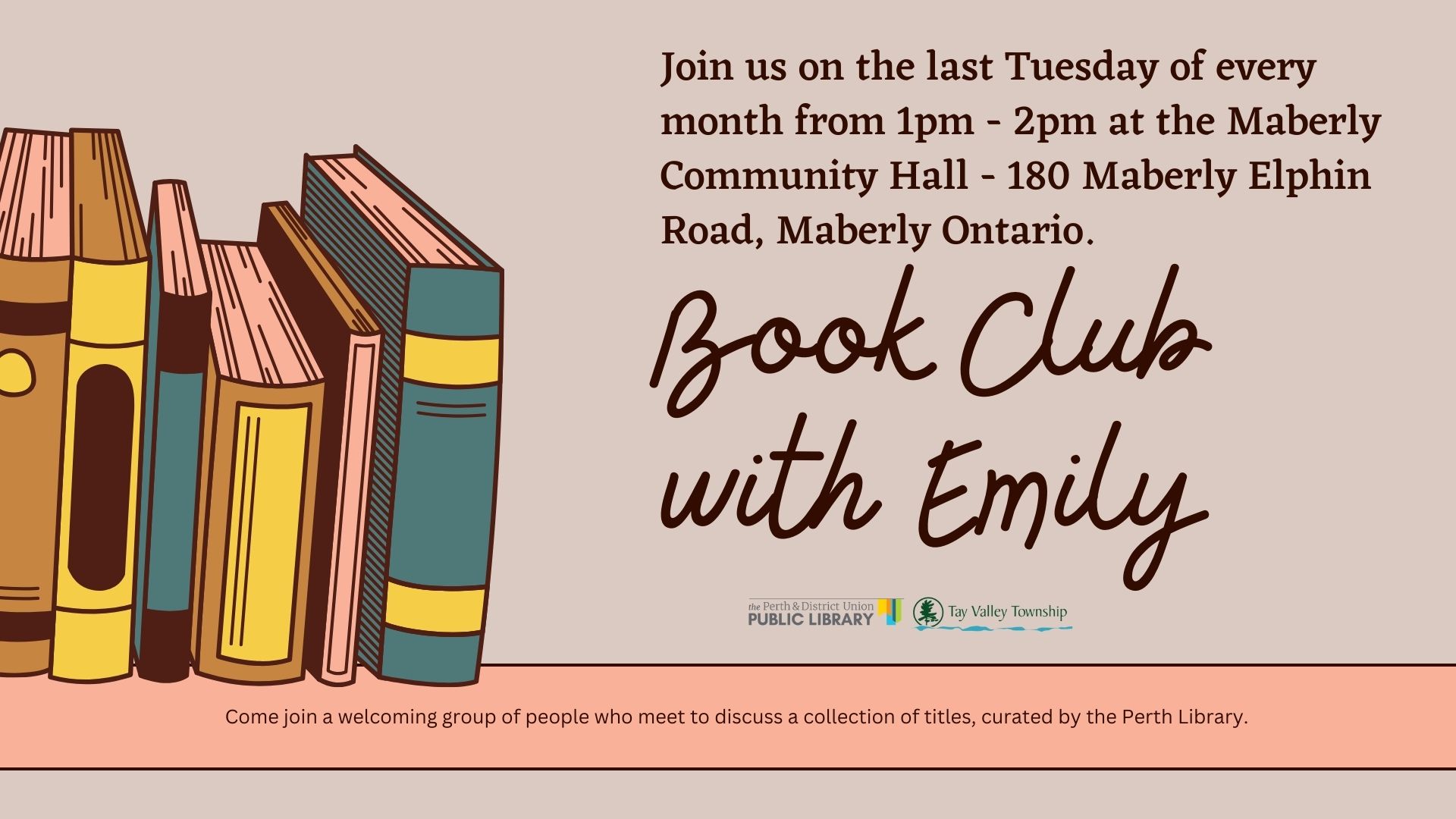 Book Club Poster, Books