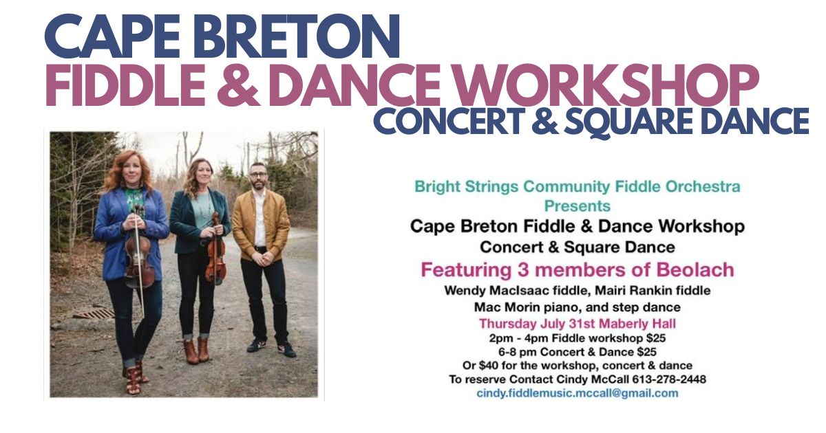 Cape Breton Fiddle Poster 