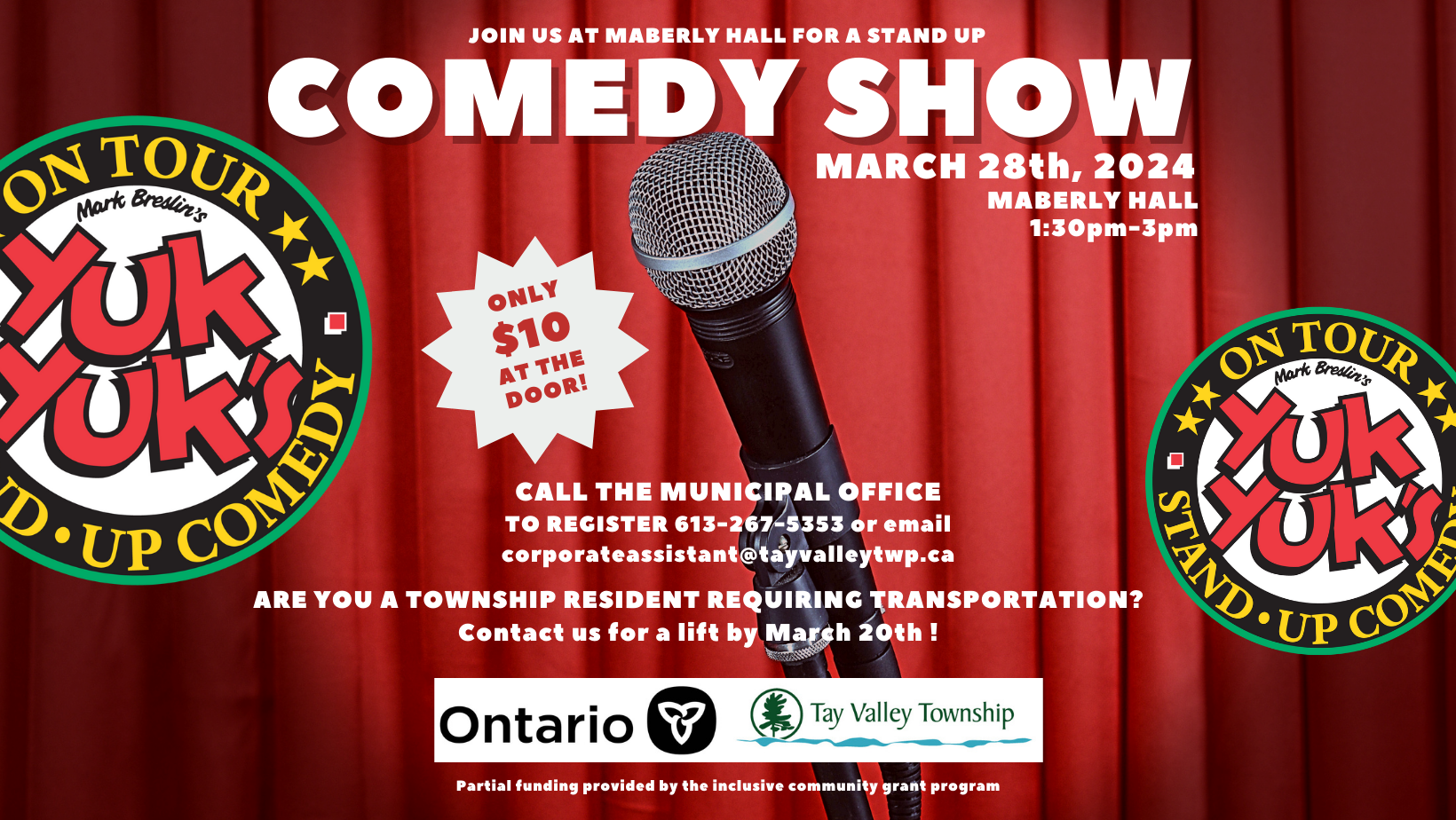 Yuk Yuk's Logo, Comedy Show Poster