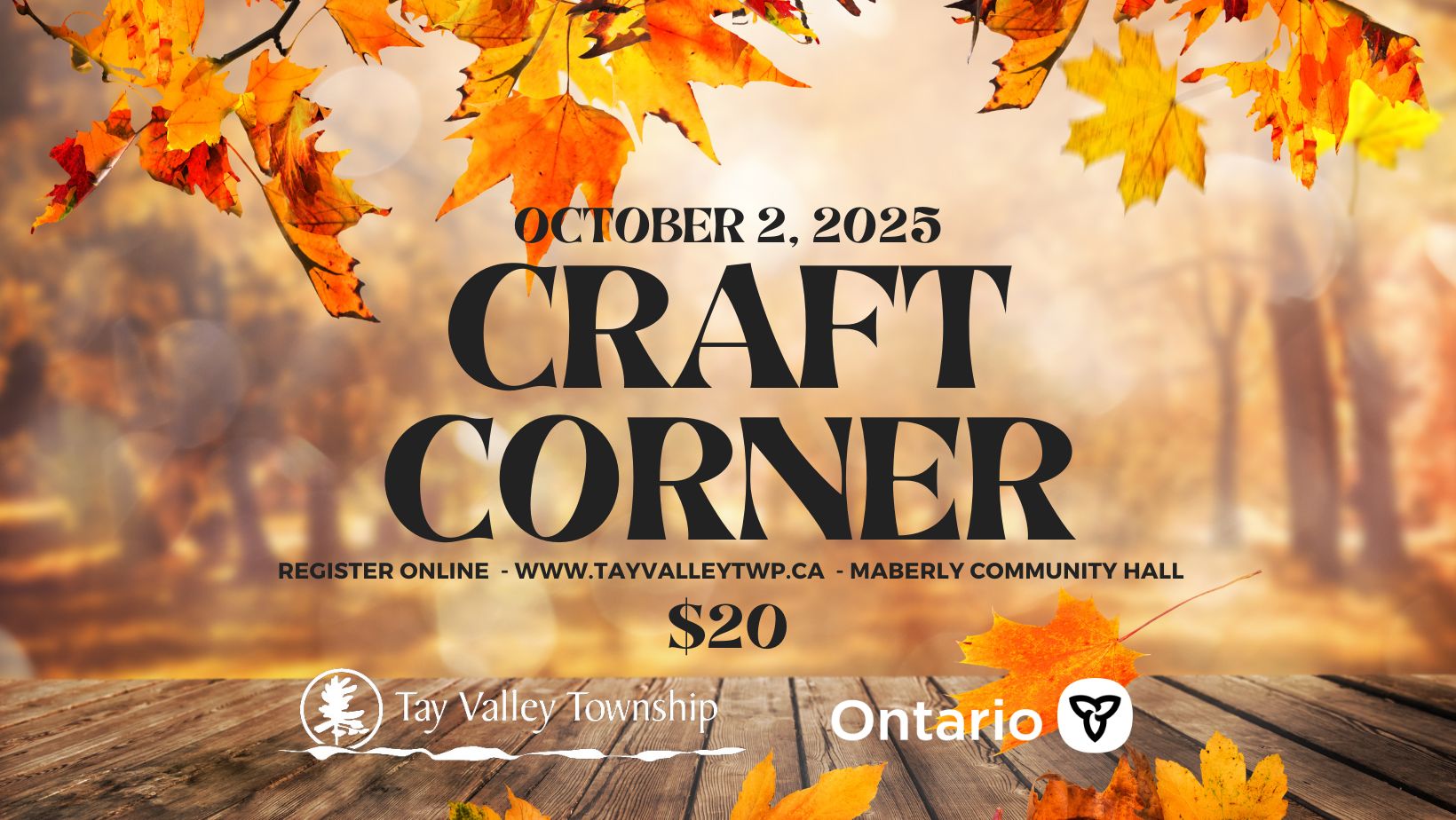 Craft Corner Autumn 2025