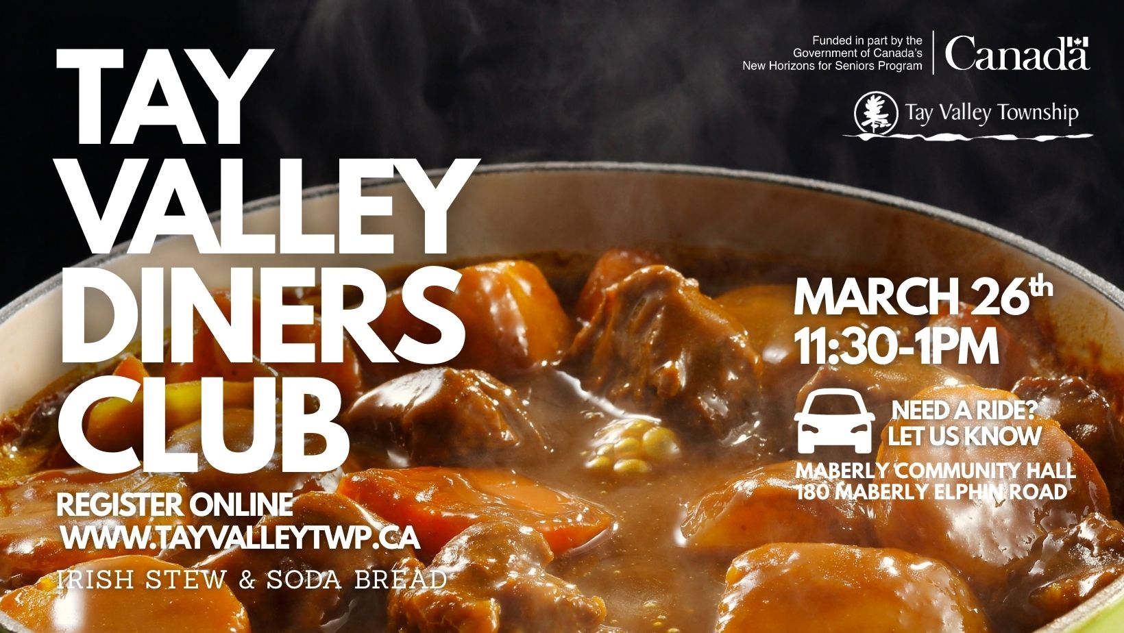 Diner's Club Poster March 26th