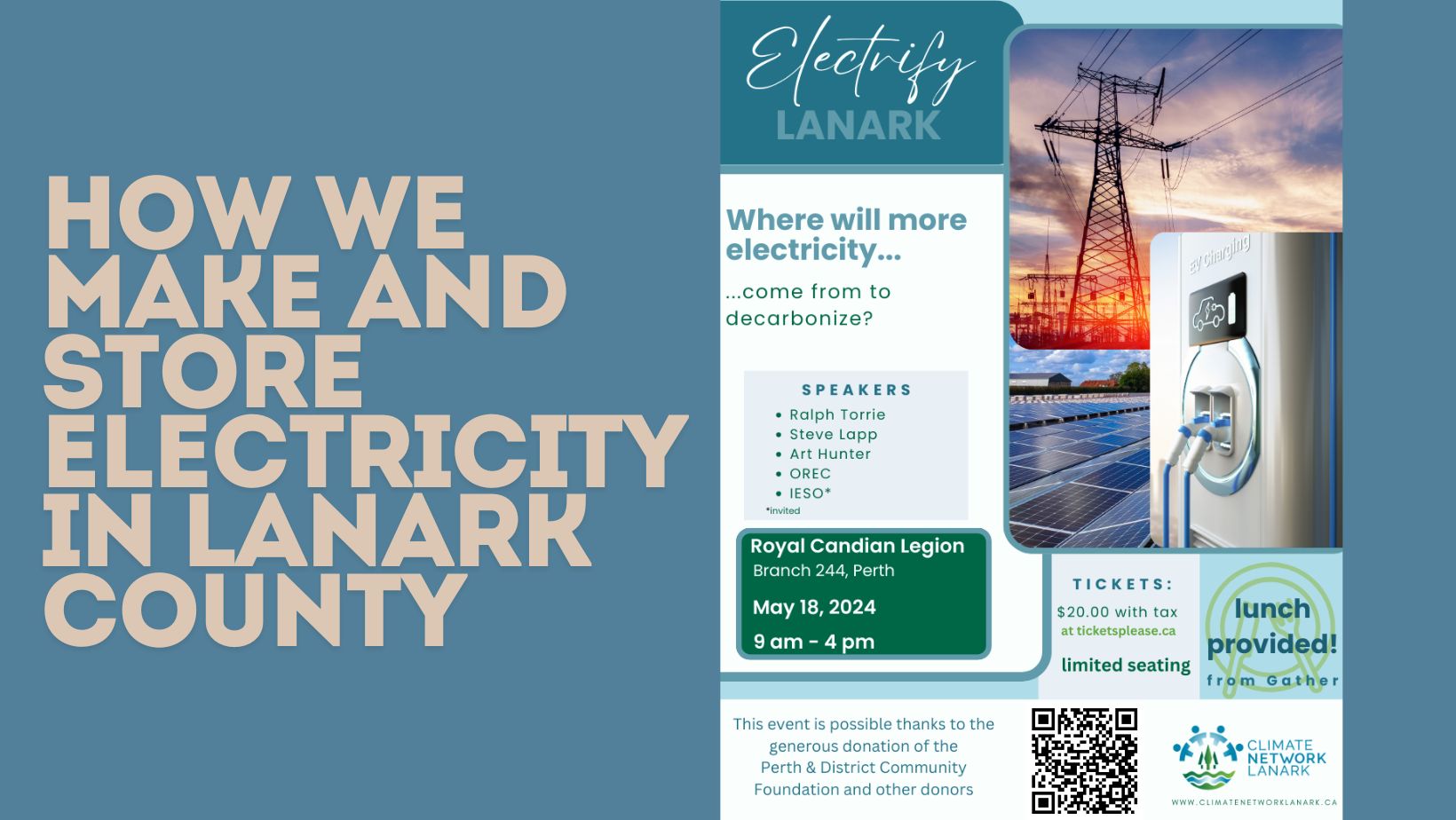 Electrify Lanark Poster