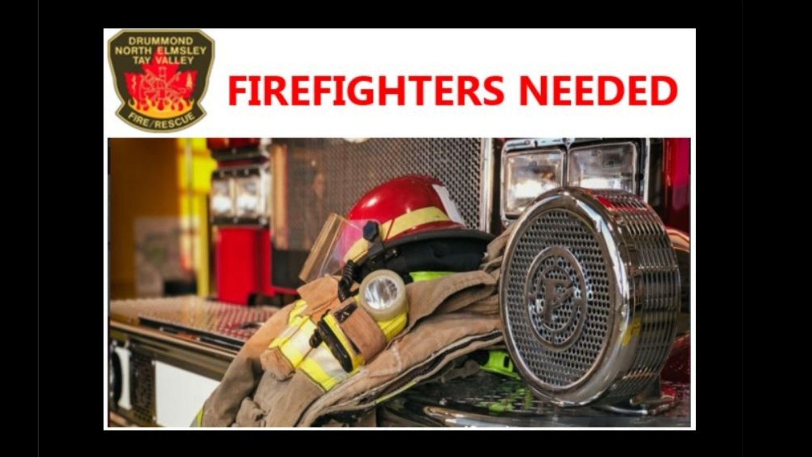 Firefighting Recruitment Poster
