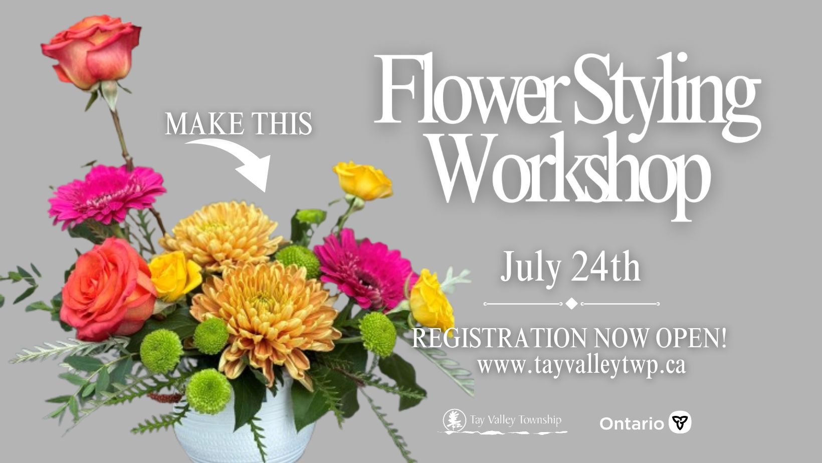 Floral Workshop Poster