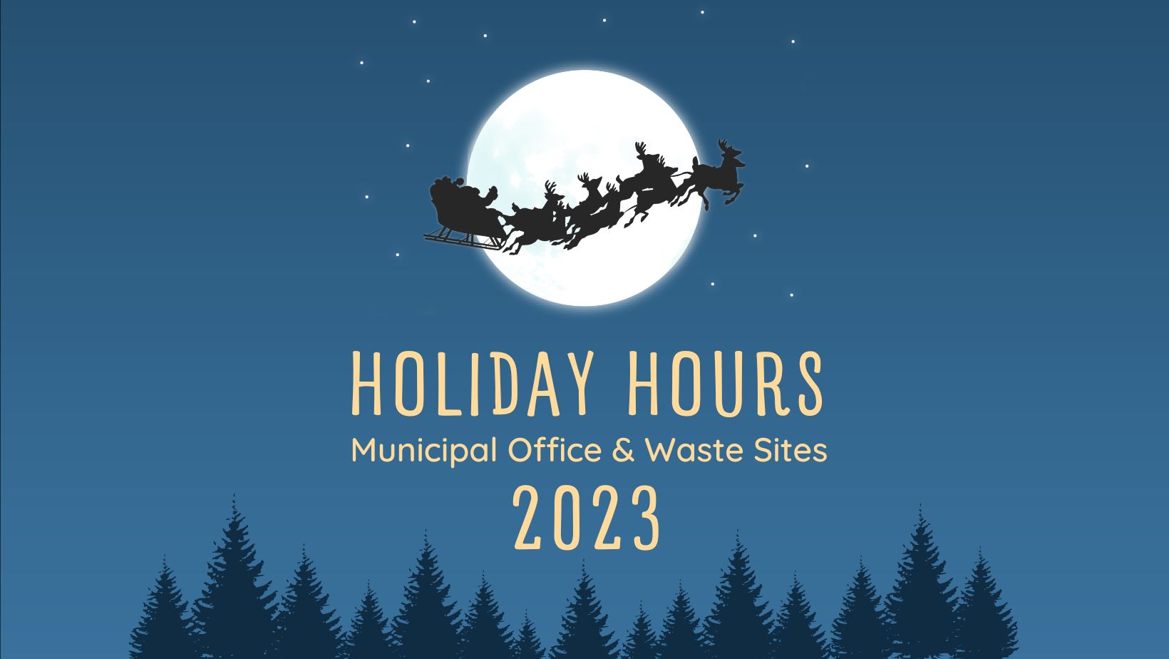 Holiday Hours Poster