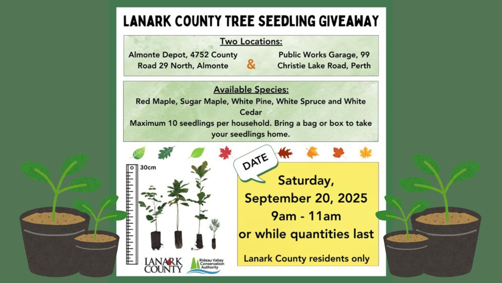 Lanark County Tree Program