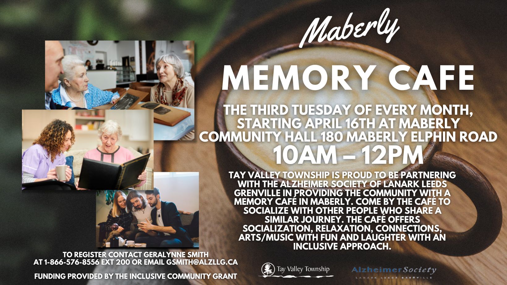 Maberly Memory Cafe Poster , Updated