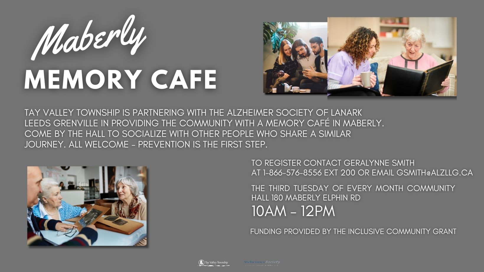 Maberly Memory Cafe Poster , Updated