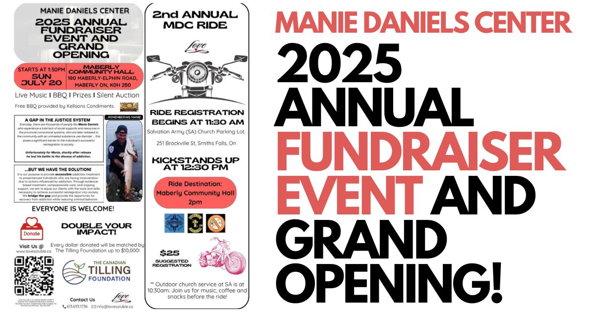 Manie Daniels Fundraiser Poster