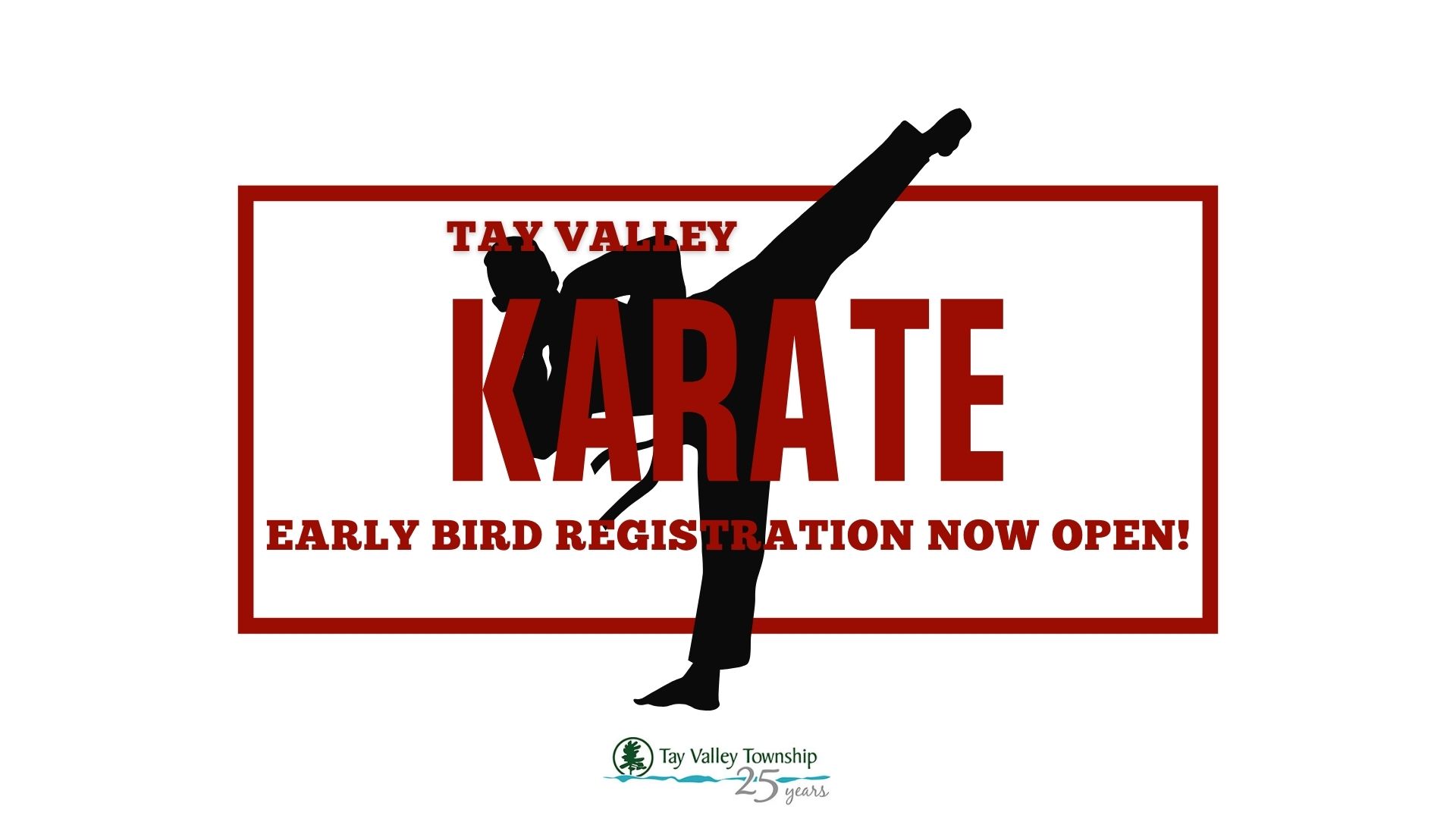 Karate Poster, Early Bird Registration
