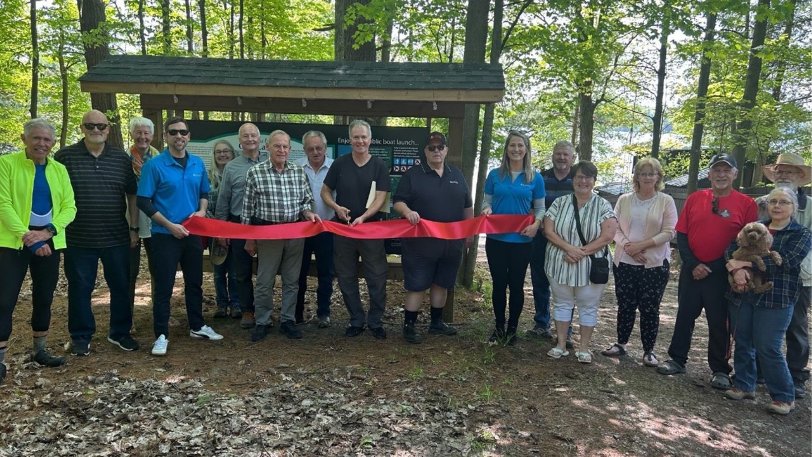 Otty Lake Ribbon Cutting Ceremony Picture