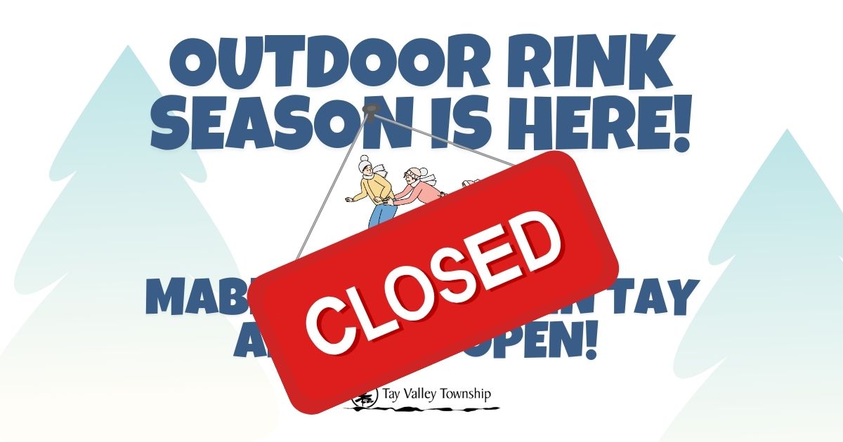 Outdoor Rink Closed Poster