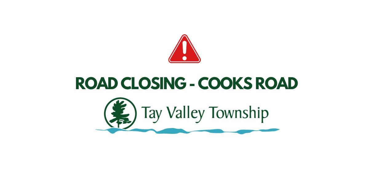 Road Closing - Cooks Road 2026