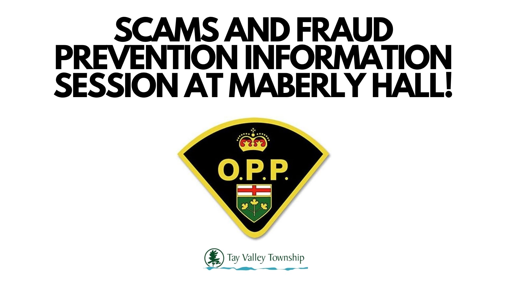 OPP fraud information session