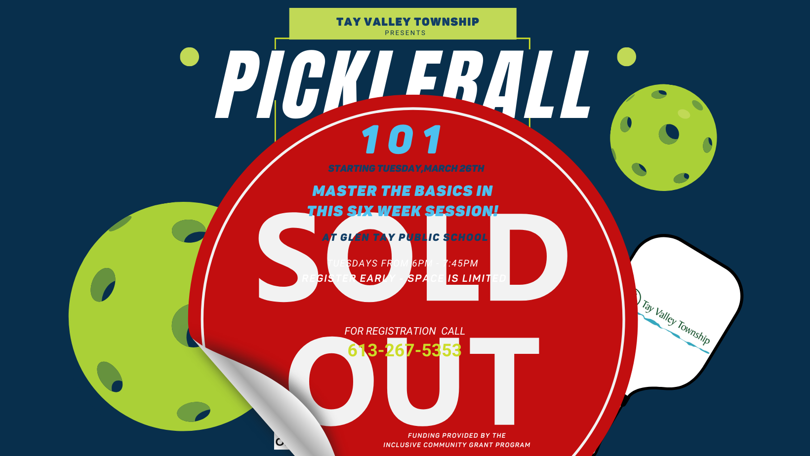 Pickleball 101 Poster SOLD OUT