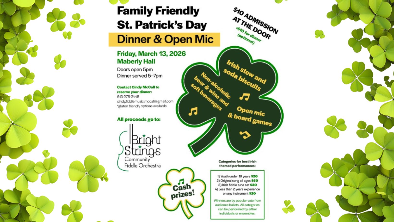 St.Patrick's Day Dinner Poster 
