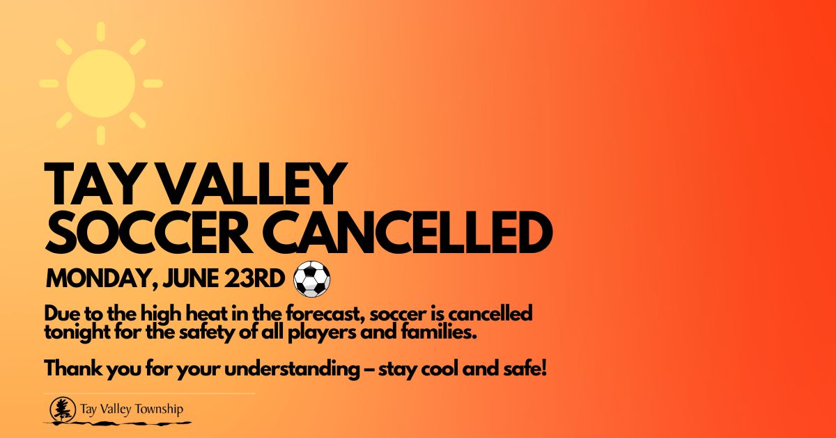 TVT Soccer Cancelled