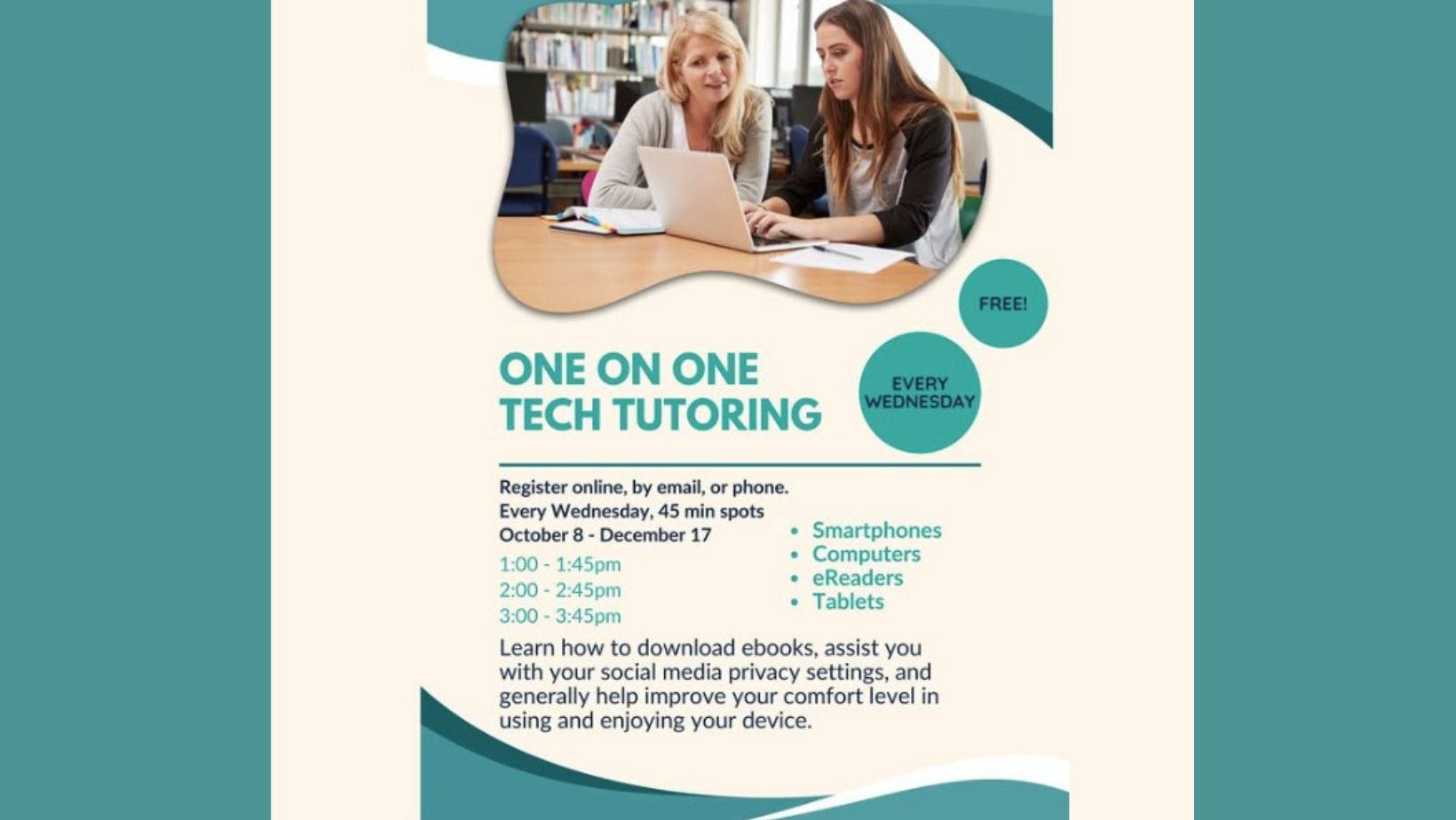 Tech Tutoring Poster