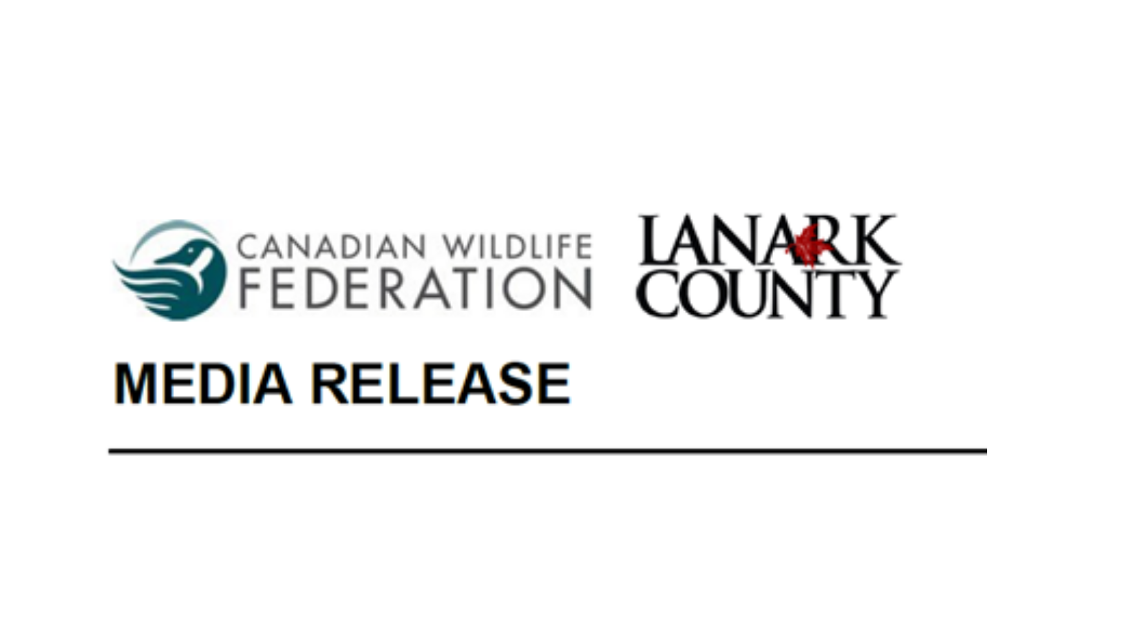 Lanark County Logo, Wildlife Foundation Logo