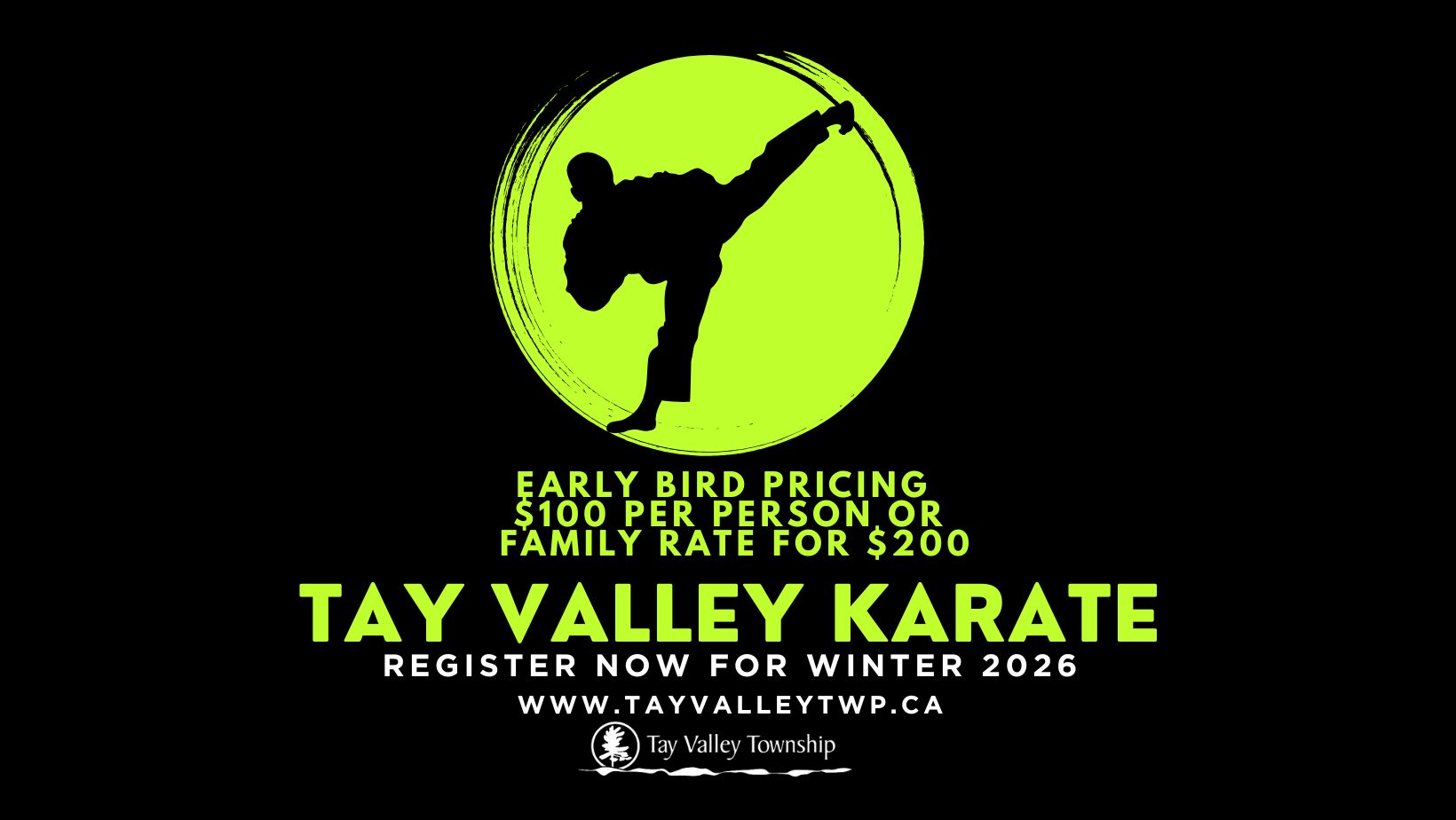 Karate Poster Winter 2026