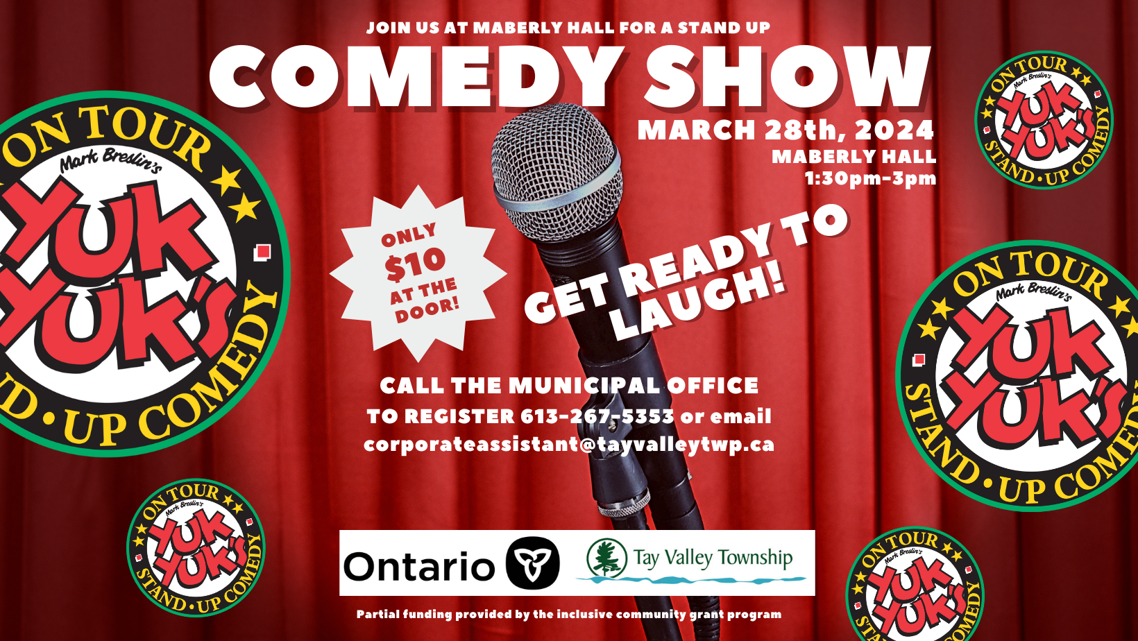 Yuk Yuk's Logo, Comedy Show Poster