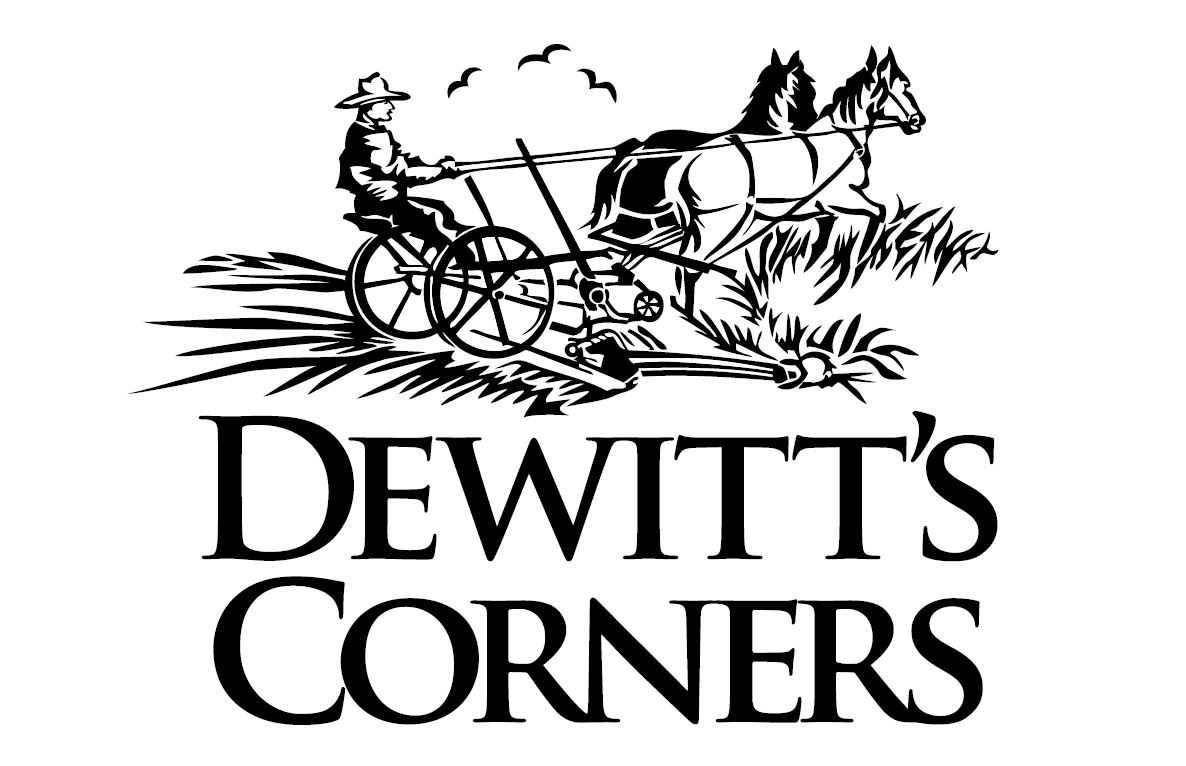 Dewitt's Corners sign