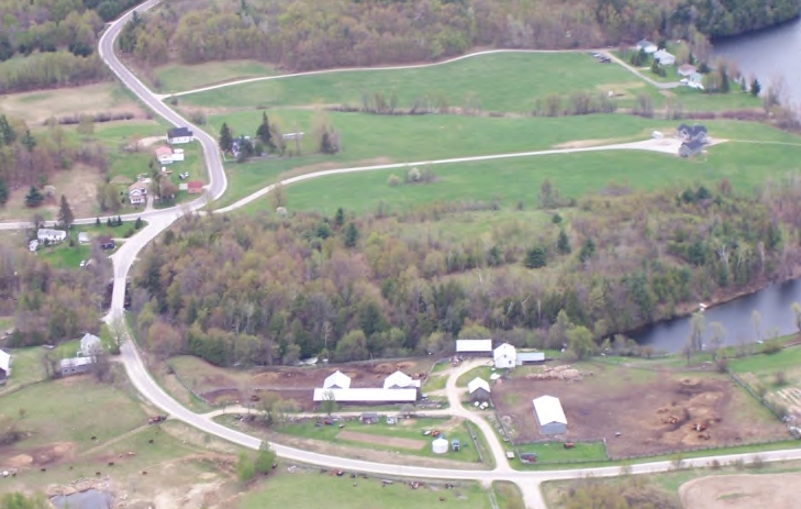 aerial photo of Korry Mill
