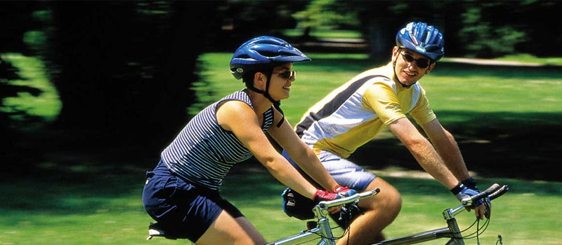 people cycling