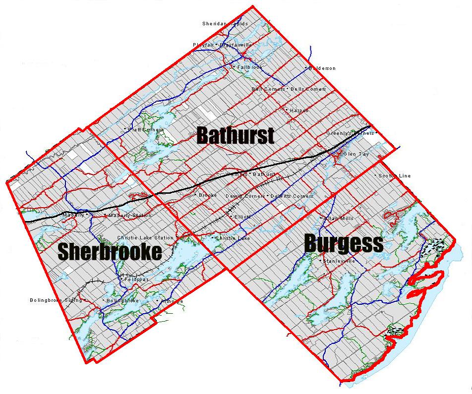 Tay Valley Township Ward Map