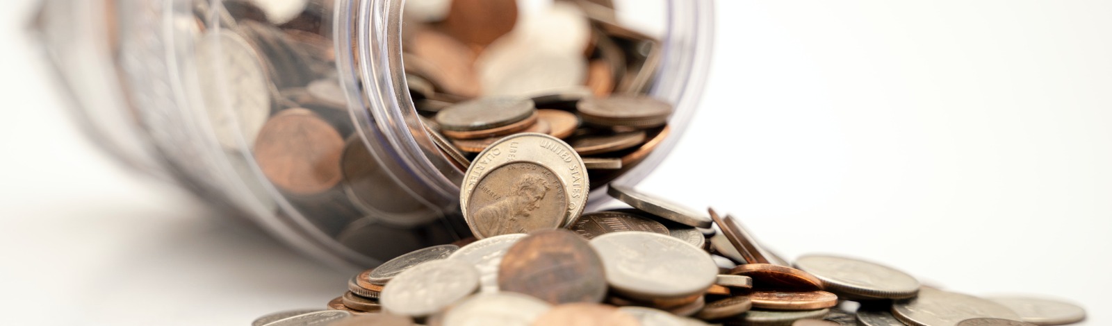 jar of coins