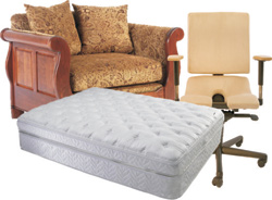 sofa, chair and mattress