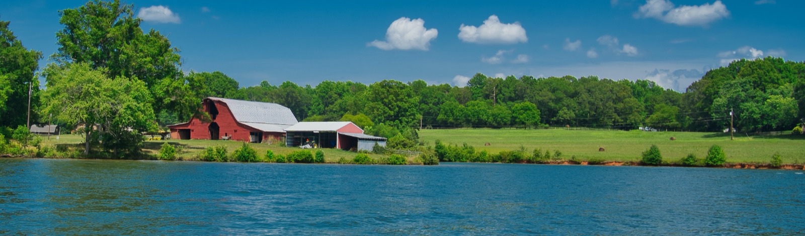 Red Barn near lake