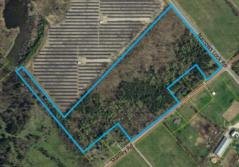 location map of proposed community park (forest trail)