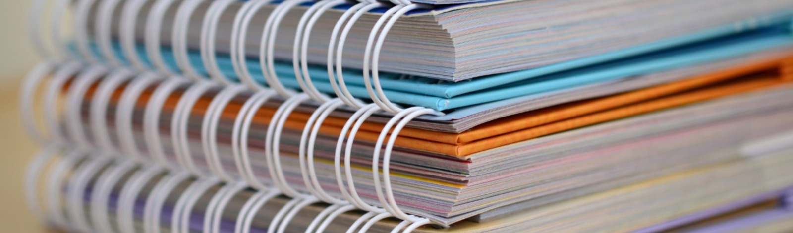 coloured binders 