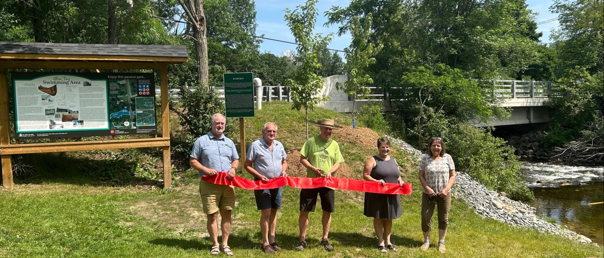 Ribbon cutting