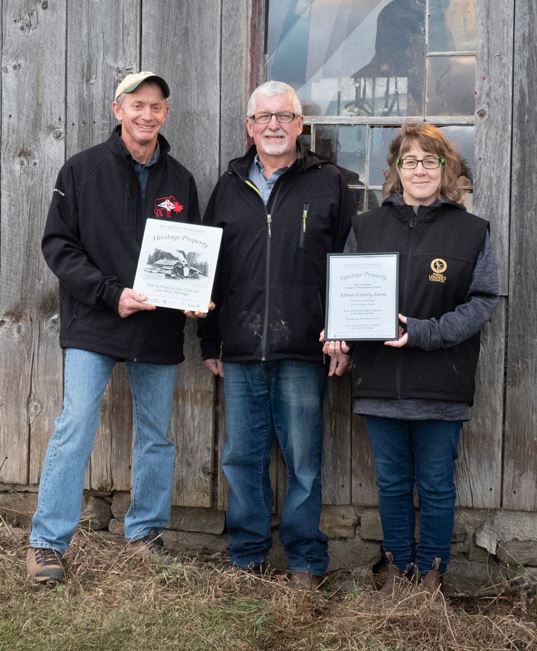 Presentation of Heritage Certificate