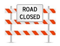 Road Closed Sign