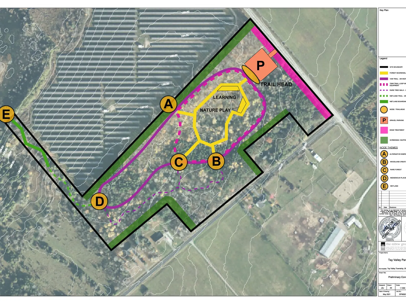 Proposed Community Park (Forest Trail) Development | Tay Valley Township